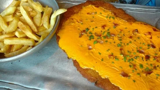 Milanesa cheddar